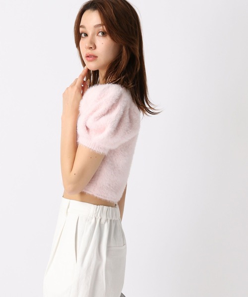 FOREVER 21（フォーエバー トゥエンティーワン）の「【ミチ】パフスリーブニット（ニット/セーター・レディース・ネイビー/ピンク/ナチュラル・SMALL/MEDIUM）」の12枚目の写真