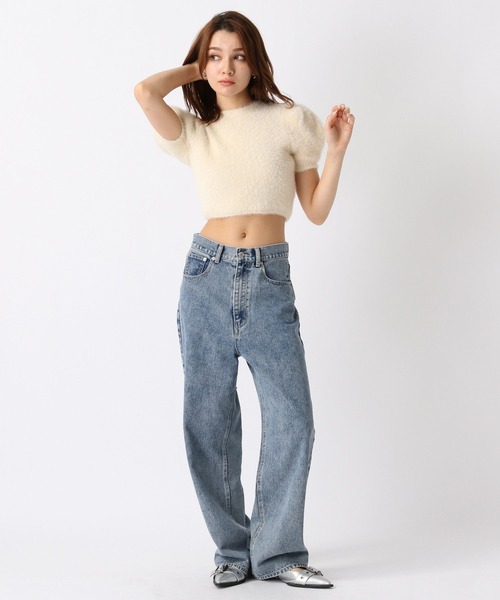 FOREVER 21（フォーエバー トゥエンティーワン）の「【ミチ】パフスリーブニット（ニット/セーター・レディース・ネイビー/ピンク/ナチュラル・SMALL/MEDIUM）」の20枚目の写真