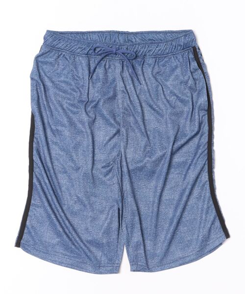 STYLEBLOCK（スタイルブロック）の「DRYメッシュカチオン杢2本ラインショーツ（その他パンツ・メンズ・ブルー/ミックスグレー/チャコール/ネイビー/オレンジ・L/LL/M）」の4枚目の写真