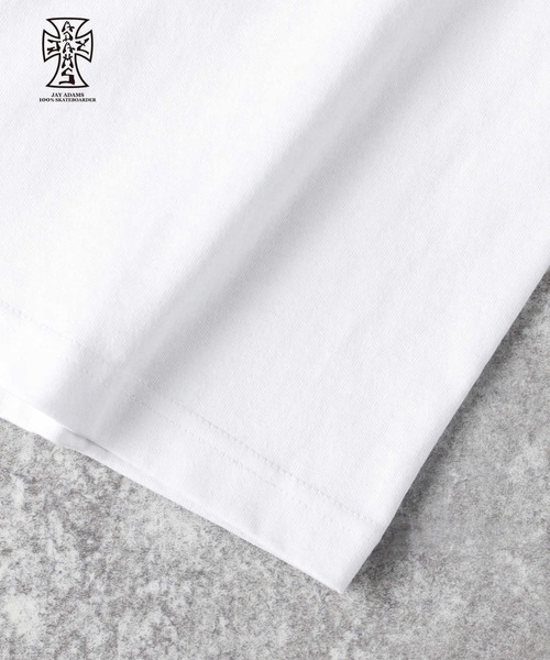 Right-on(ライトオン)の「【JAY ADAMS】フォトプリントTシャツ(Tシャツ/カットソー・メンズ・ホワイト/ブラック・M/L/XL)」の12枚目の写真