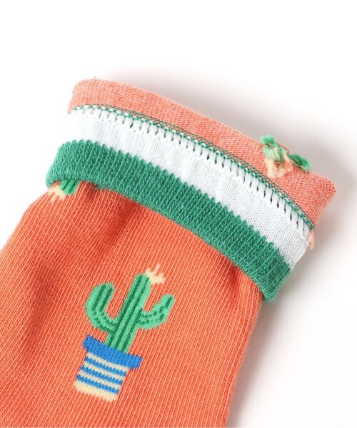 BREEZE（ブリーズ）の「BOYS総柄ソックス（ソックス/靴下・キッズ・ネイビー/オレンジ/ライム/ブルー/ブラック/アイボリー・15 /18/21）」の9枚目の写真