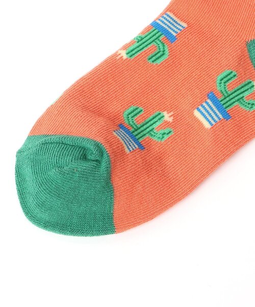 BREEZE（ブリーズ）の「BOYS総柄ソックス（ソックス/靴下・キッズ・ネイビー/オレンジ/ライム/ブルー/ブラック/アイボリー・15 /18/21）」の8枚目の写真