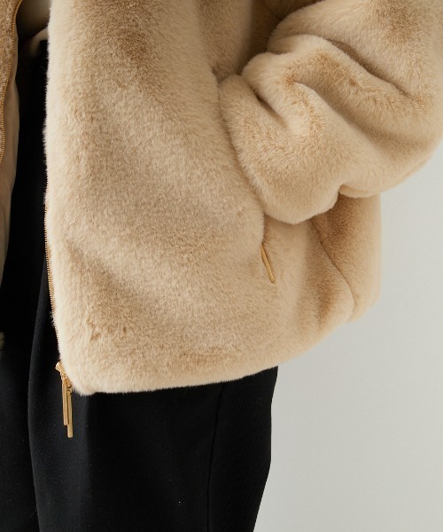 TATRAS（タトラス）の「[TATRAS/タトラス] BARBRA エコファーブルゾン（ブルゾン・レディース・ブラック/ベージュ・2/1）」の21枚目の写真