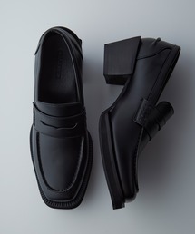 CIASENSE（シアセンス）の「＋6.8cm High Sole Dress Square Toe Coin Loafers /ハイソール ドレス スクエアトゥ コイン ローファー（ローファー）」
