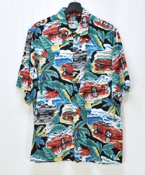 reyn spooner(レインスプーナー)の「【ヴィンテージ古着】80~90's reyn spooner / レインスプーナー ビーチ×車 アロハシャツ ハワイアンシャツ(シャツ/ブラウス・メンズ・その他・LARGE)」の11枚目の写真