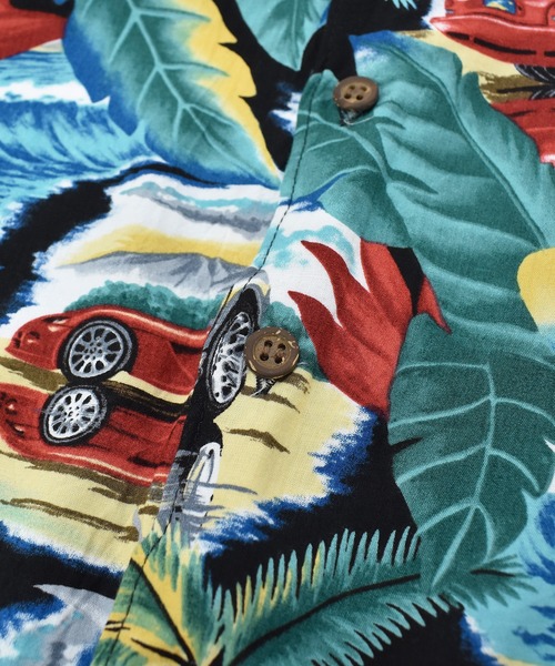 reyn spooner(レインスプーナー)の「【ヴィンテージ古着】80~90's reyn spooner / レインスプーナー ビーチ×車 アロハシャツ ハワイアンシャツ(シャツ/ブラウス・メンズ・その他・LARGE)」の7枚目の写真
