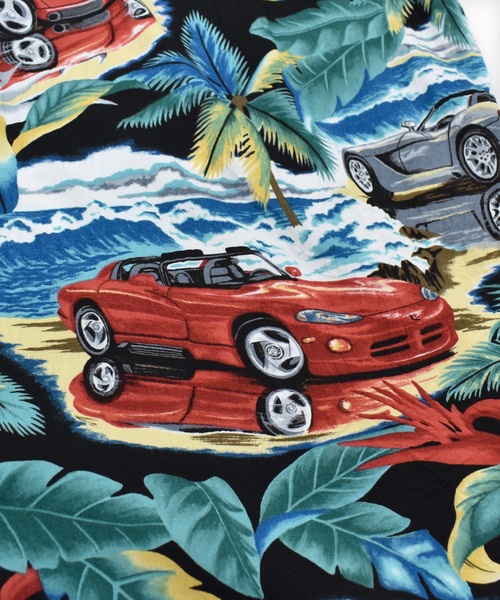 reyn spooner(レインスプーナー)の「【ヴィンテージ古着】80~90's reyn spooner / レインスプーナー ビーチ×車 アロハシャツ ハワイアンシャツ(シャツ/ブラウス・メンズ・その他・LARGE)」の2枚目の写真