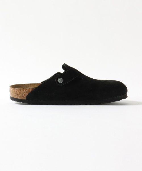 BIRKENSTOCK(ビルケンシュトック)の「BIRKENSTOCK (ビルケンシュトック) BOSTON BLACK SUEDE 1027067(サンダル・メンズ・ブラック・44/41/42/43)」の4枚目の写真