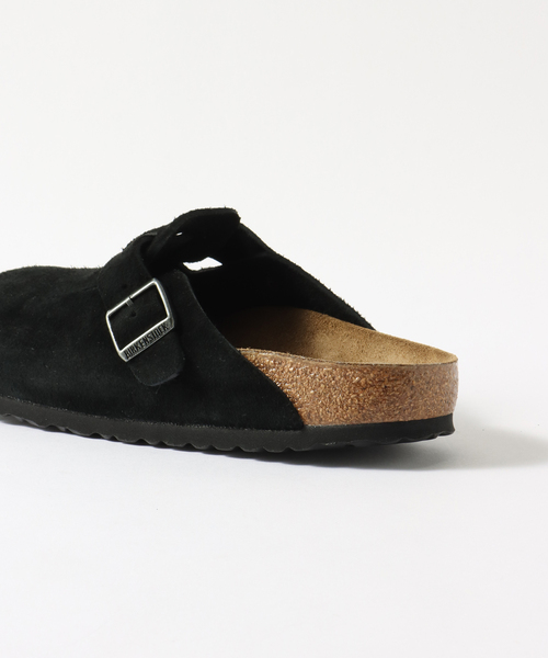 BIRKENSTOCK(ビルケンシュトック)の「BIRKENSTOCK (ビルケンシュトック) BOSTON BLACK SUEDE 1027067(サンダル・メンズ・ブラック・44/41/42/43)」の5枚目の写真
