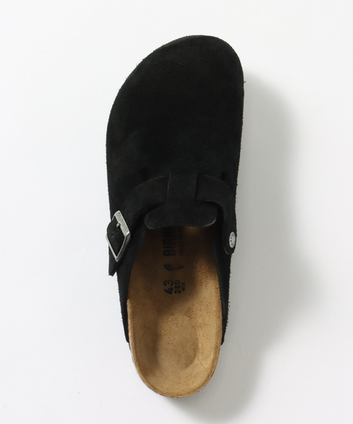 BIRKENSTOCK(ビルケンシュトック)の「BIRKENSTOCK (ビルケンシュトック) BOSTON BLACK SUEDE 1027067(サンダル・メンズ・ブラック・44/41/42/43)」の6枚目の写真