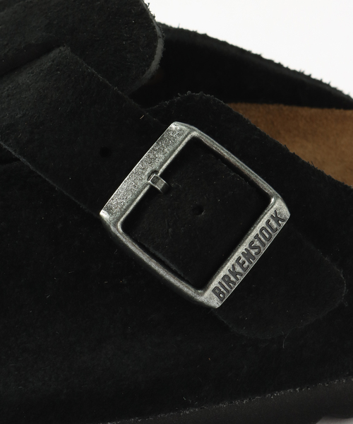 BIRKENSTOCK(ビルケンシュトック)の「BIRKENSTOCK (ビルケンシュトック) BOSTON BLACK SUEDE 1027067(サンダル・メンズ・ブラック・44/41/42/43)」の9枚目の写真