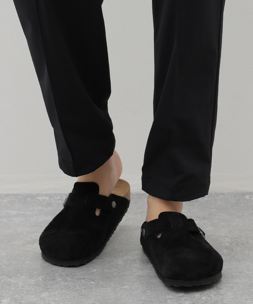 BIRKENSTOCK(ビルケンシュトック)の「BIRKENSTOCK (ビルケンシュトック) BOSTON BLACK SUEDE 1027067(サンダル・メンズ・ブラック・44/41/42/43)」の13枚目の写真