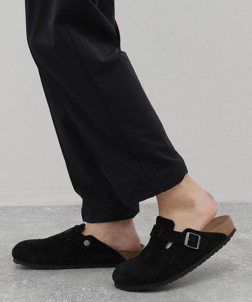 BIRKENSTOCK(ビルケンシュトック)の「BIRKENSTOCK (ビルケンシュトック) BOSTON BLACK SUEDE 1027067(サンダル・メンズ・ブラック・44/41/42/43)」の14枚目の写真