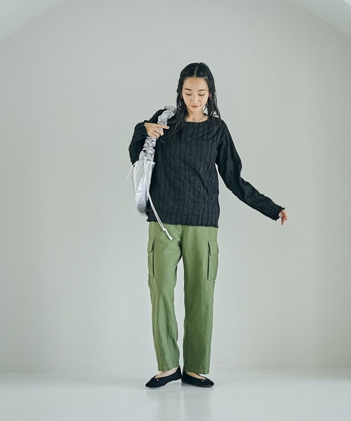 ナミナミ0214 ダイヤモンド マキシ / クリスタル |シルバーメタリックレザー