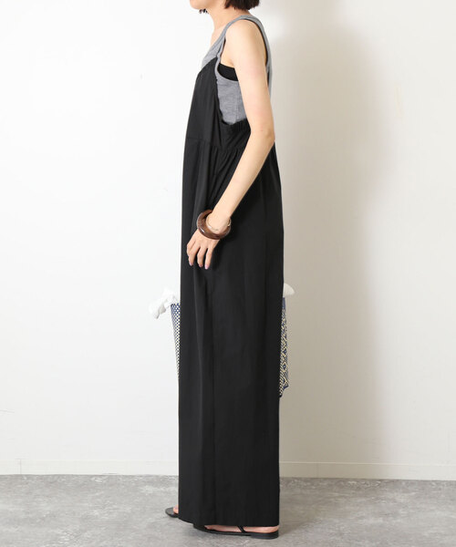 SLOBE IENA(スローブイエナ)の「キャミ オールインワン(つなぎ/オールインワン・レディース・ブラック/アイボリー・FREE)」の6枚目の写真