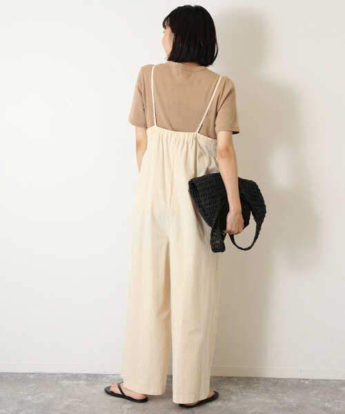 SLOBE IENA(スローブイエナ)の「キャミ オールインワン(つなぎ/オールインワン・レディース・ブラック/アイボリー・FREE)」の13枚目の写真