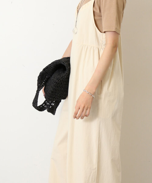 SLOBE IENA(スローブイエナ)の「キャミ オールインワン(つなぎ/オールインワン・レディース・ブラック/アイボリー・FREE)」の14枚目の写真