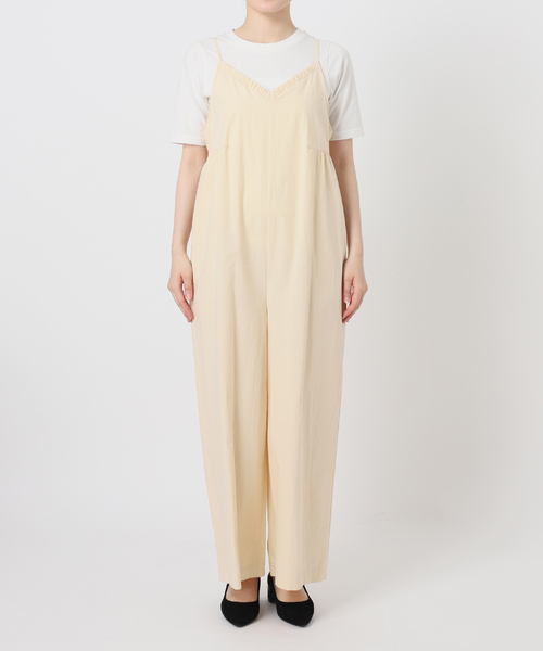 SLOBE IENA(スローブイエナ)の「キャミ オールインワン(つなぎ/オールインワン・レディース・ブラック/アイボリー・FREE)」の15枚目の写真