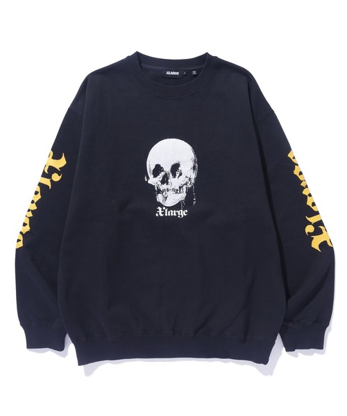 XLARGE（エクストララージ）の「SKULL LADY CREWNECK SWEATSHIRT