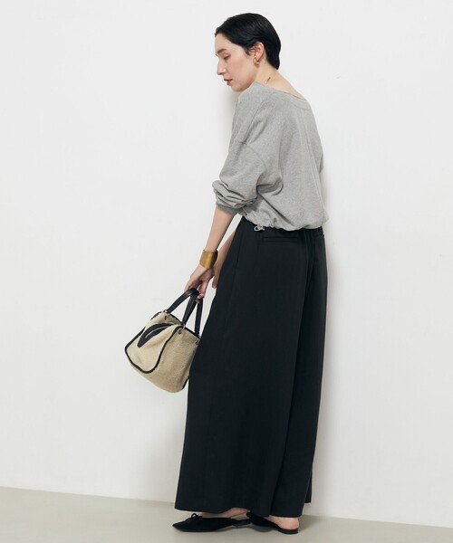 NOLLEY’S(ノーリーズ)の「ヴィンテージ裏毛ショートブルゾン(ブルゾン・レディース・グレイッシュベージュ/ライトグレー・FREE)」の10枚目の写真