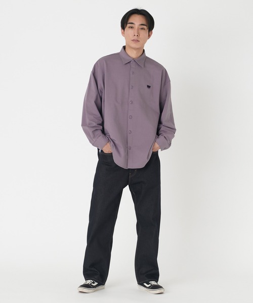 【セール】Levi's/リーバイス LEVI'S(R) SKATE ボタンアップ フリース パープル SAGE(シャツ/ブラウス)|Levi's(リーバイス) 【セール】Levi's/リーバイス LEVI'S(R) SKATE ボタンアップ フリース パープル SAGE(シャツ/ブラウス)|Levi's(リーバイス)