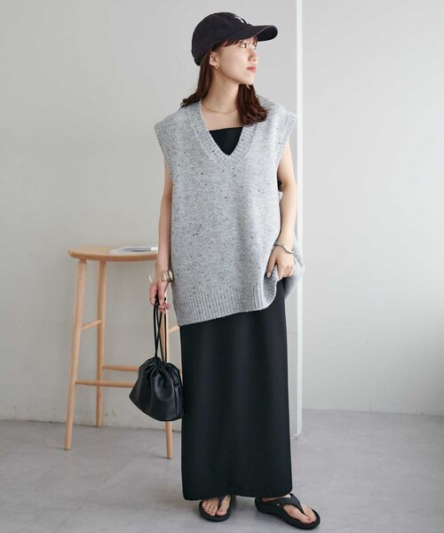セール】【WEB限定】ネップヤーンニットベスト（ニット/セーター