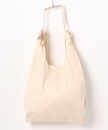 WASHED COTTON タッセル TOTE