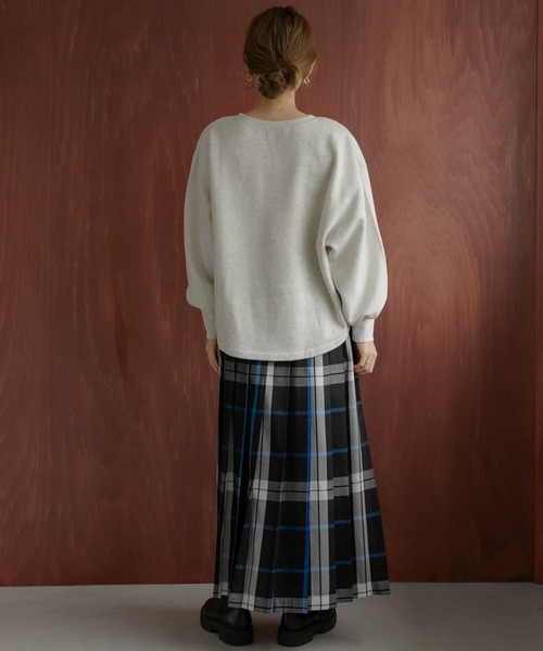 URBAN RESEARCH Sonny Label(アーバンリサーチサニーレーベル)の「『低身長向けも展開』チェックプリーツイージースカート(スカート・レディース・ネイビー/ブラック系その他/ブルー系その他/イエロー系その他・38/36)」の15枚目の写真