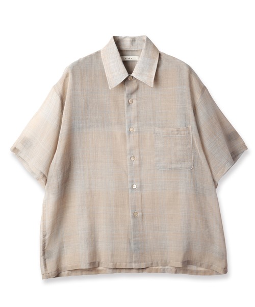 Jieda（ジエダ）の「CHECK SHIRT S/S（シャツ/ブラウス・メンズ・ライトピンク/ライトグレー・1/2）」の16枚目の写真