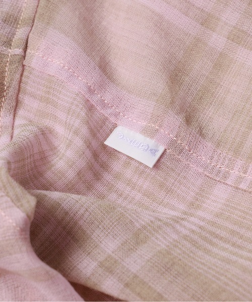 Jieda（ジエダ）の「CHECK SHIRT S/S（シャツ/ブラウス・メンズ・ライトピンク/ライトグレー・1/2）」の10枚目の写真