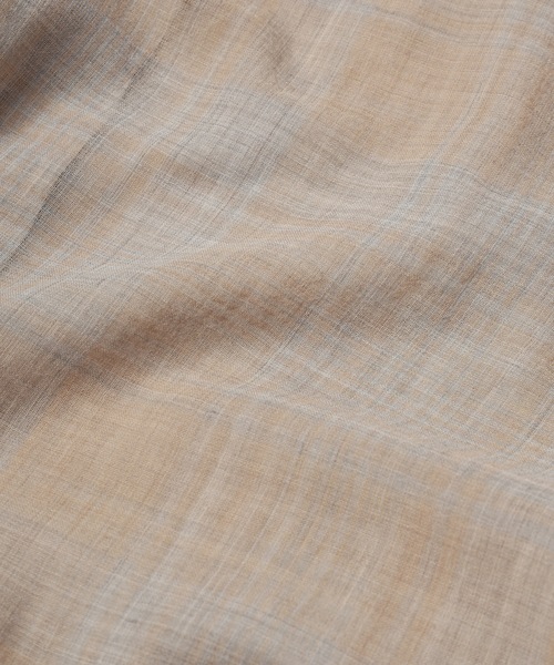 Jieda（ジエダ）の「CHECK SHIRT S/S（シャツ/ブラウス・メンズ・ライトピンク/ライトグレー・1/2）」の3枚目の写真