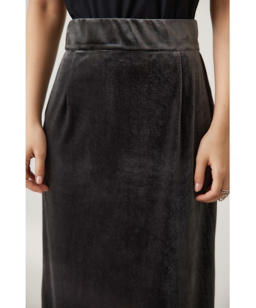 crie conforto(クリーコンフォルト)の「ベロアストレートロングスカート(スカート・レディース・モカ/ダークグレー/ブラウン・SMALL/MEDIUM)」の11枚目の写真