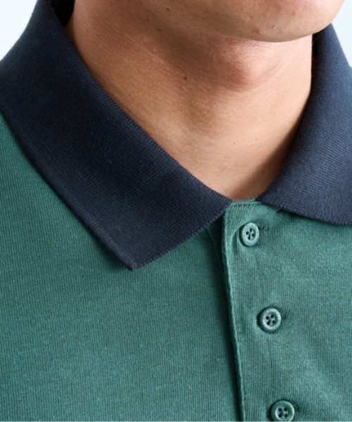 Quiksilver（クイックシルバー）の「MERCURY RUGBY POLO/クイックシルバーラグビーシャツ（ポロシャツ・メンズ・グリーン・LARGE/MEDIUM/SMALL/X-LARGE）」の5枚目の写真