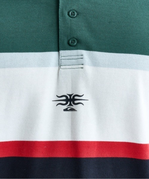 Quiksilver（クイックシルバー）の「MERCURY RUGBY POLO/クイックシルバーラグビーシャツ（ポロシャツ・メンズ・グリーン・LARGE/MEDIUM/SMALL/X-LARGE）」の6枚目の写真