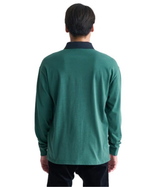 Quiksilver（クイックシルバー）の「MERCURY RUGBY POLO/クイックシルバーラグビーシャツ（ポロシャツ・メンズ・グリーン・LARGE/MEDIUM/SMALL/X-LARGE）」の2枚目の写真