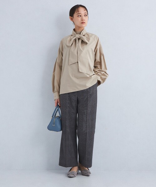 グリーンレーベルリラクシング完売商品　2WAYボータイブラウス green label relaxing（グリーンレーベルリラクシング）の「2WAY