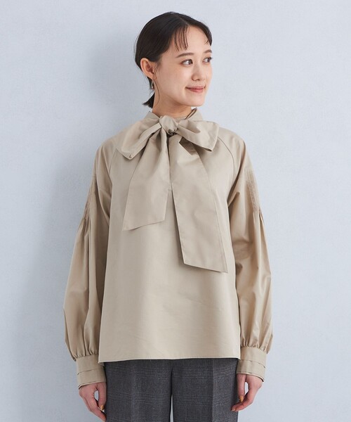 グリーンレーベルリラクシング完売商品　2WAYボータイブラウス green label relaxing（グリーンレーベルリラクシング）の「2WAY