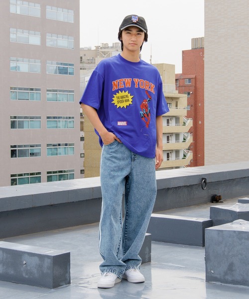 GLAZOS（グラソス）の「デニム・配色ラインパンツ（その他パンツ・キッズ・ライトブルー/ブラック・S/M/L/LL）」の18枚目の写真