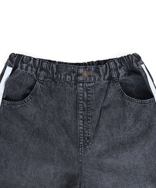 GLAZOS（グラソス）の「デニム・配色ラインパンツ（その他パンツ・キッズ・ライトブルー/ブラック・S/M/L/LL）」の15枚目の写真