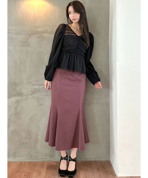 RESEXXY（リゼクシー）の「サテンバレリーナパンプス（パンプス・レディース・ブラック/ピンク・SMALL/MEDIUM/LARGE）」の22枚目の写真