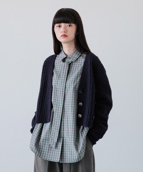 ‼️専用です‼️45R より杢ネルのカシュクールボレロ 羽織 カーディガン 専用です‼️45R より杢ネルのカシュクールボレロ 羽織 カーディガン