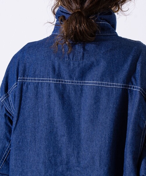 GLOSTER(グロスター)の「【GLOSTER/グロスター】DENIM/デニム ジップブルゾン(ブルゾン・メンズ・ライトブルー/ブラック/インディゴブルー・M/L)」の13枚目の写真