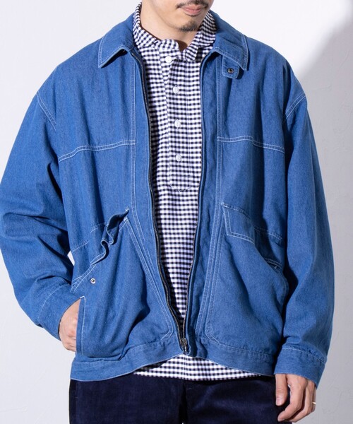 GLOSTER(グロスター)の「【GLOSTER/グロスター】DENIM/デニム ジップブルゾン(ブルゾン・メンズ・ライトブルー/ブラック/インディゴブルー・M/L)」の15枚目の写真