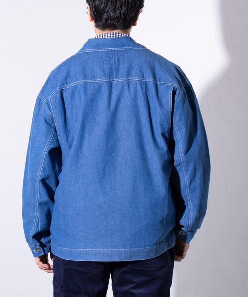 GLOSTER(グロスター)の「【GLOSTER/グロスター】DENIM/デニム ジップブルゾン(ブルゾン・メンズ・ライトブルー/ブラック/インディゴブルー・M/L)」の17枚目の写真