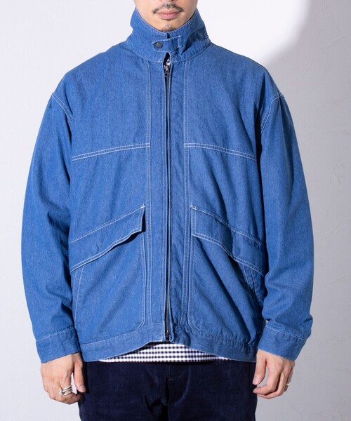 GLOSTER(グロスター)の「【GLOSTER/グロスター】DENIM/デニム ジップブルゾン(ブルゾン・メンズ・ライトブルー/ブラック/インディゴブルー・M/L)」の20枚目の写真