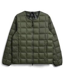 【TAION(タイオン)】〈メンズ〉ベーシック クルーネックWジップ ダウンジャケット