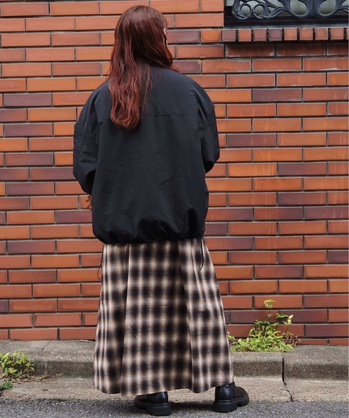 セール】ナイロンスタンドカラーパディングブルゾン（ブルゾン