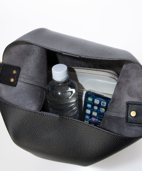 カシュカシュ cachecache / シボフェイクレザーソフトホーボーバッグ（トートバッグ）｜cache cache（カシュ カシュ）