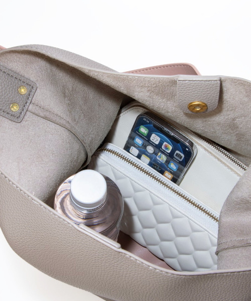 カシュカシュ cachecache / シボフェイクレザーソフトホーボーバッグ（トートバッグ）｜cache cache（カシュ カシュ）