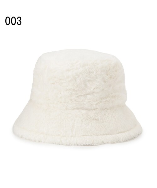 セール】リバーシブルフェイクムートン×フェイクファーバケハ（ハット